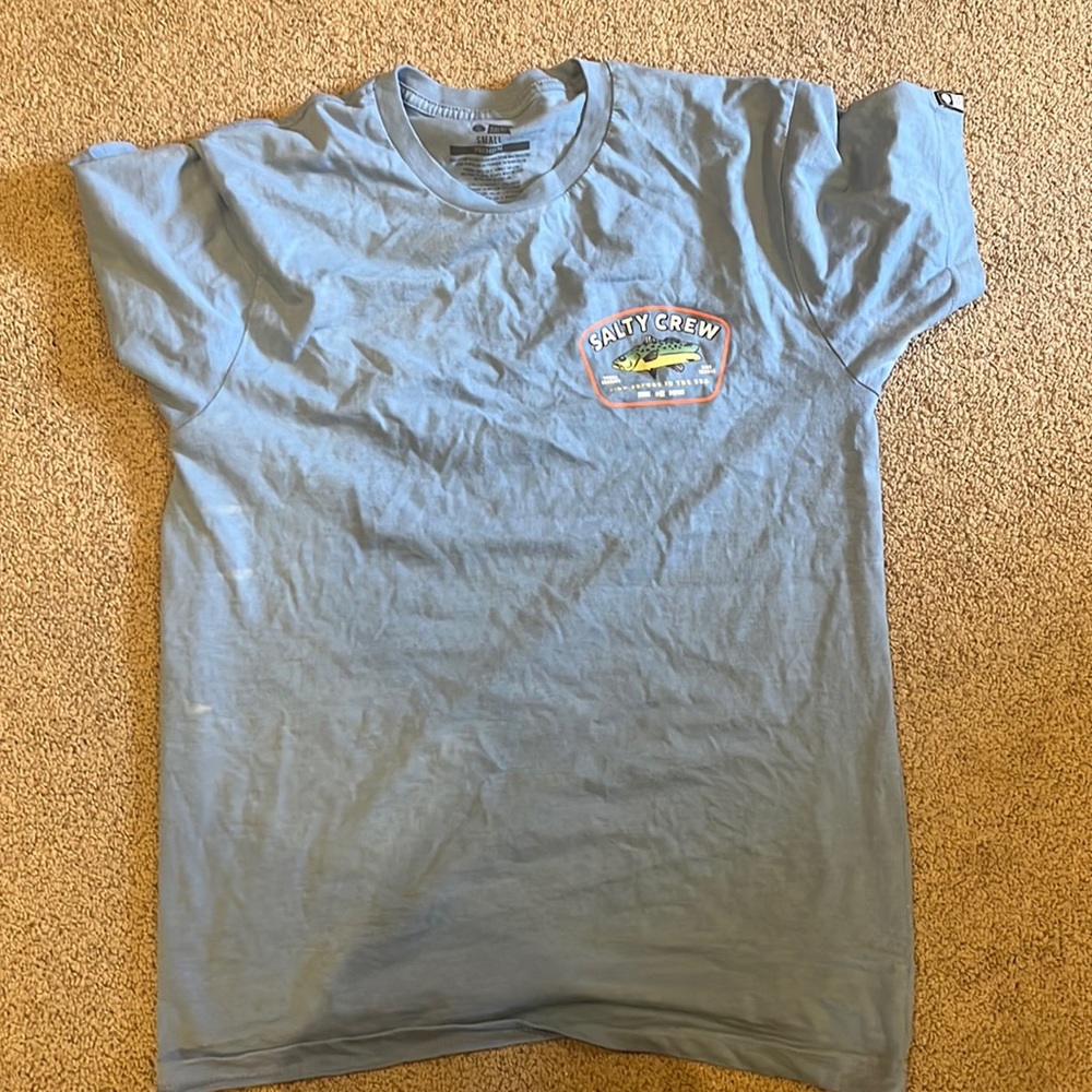 Mens salty crew short sleeve shirt